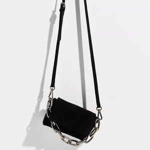 Free People Charlie Chain Crossbody - Black